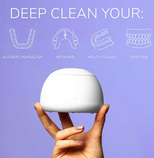 CleanTeethClub® Ultrasonic Retainer Cleaner